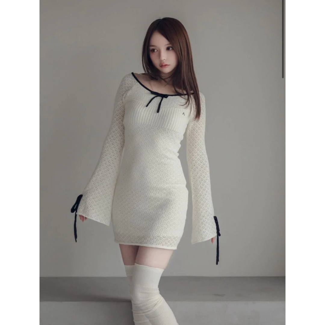 andmary Lily crochet mini dress レディースのワンピース(ミニワンピース)の商品写真