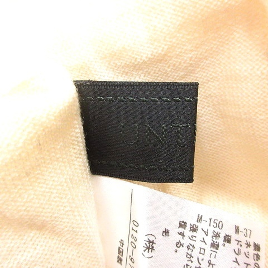 UNTITLED(アンタイトル)のアンタイトル ニットセーター タートルネック ウール 長袖 2 アイボリー 白 レディースのトップス(ニット/セーター)の商品写真