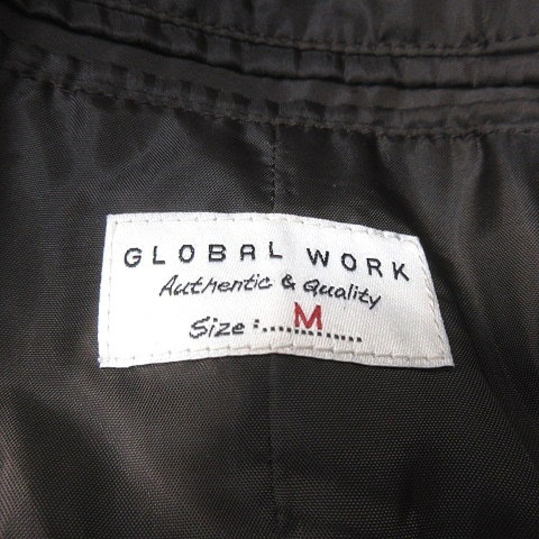 GLOBAL WORK(グローバルワーク)のグローバルワーク テーラードジャケット 総裏地 チェック M 茶 ブラウン メンズのジャケット/アウター(テーラードジャケット)の商品写真