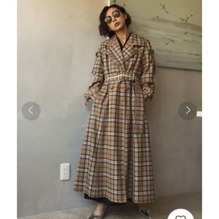 アメリヴィンテージ(Ameri VINTAGE)のAMERI PASS CODE CHECK COAT(トレンチコート)