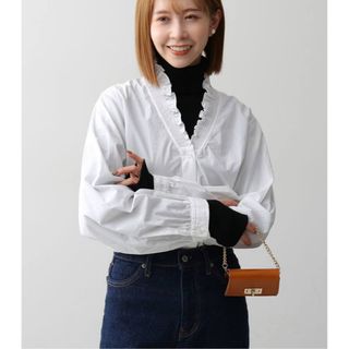 ANAYI - 美品♡21年新作 アナイ ブラウス 日本製 白 ボウタイ オフィス ANAYI - 美品♡21年新作 アナイ ブラウス 日本製 白 ボウタイ オフィス