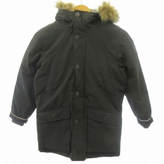 ギャップキッズ(GAP Kids)のギャップキッズ ダウンジャケット フード フェイクファー 黒 ブラック XXL(ジャケット/上着)