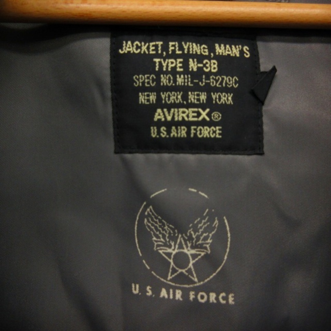 AVIREX(アヴィレックス)のアヴィレックス AVIREX N-3B ミリタリー フライト 中綿ジャケット M メンズのジャケット/アウター(モッズコート)の商品写真
