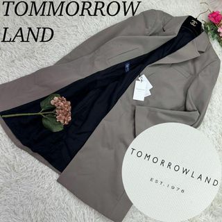 トゥモローランド(TOMORROWLAND)のトゥモローランド メンズ Mサイズ チェスターコート ロング丈 新品タグ付き(チェスターコート)