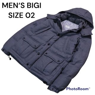 メンズビギ(MEN'S BIGI)の【美品】MEN‘S BIGI FIRST ウール100% ダウンジャケット 02(ダウンジャケット)