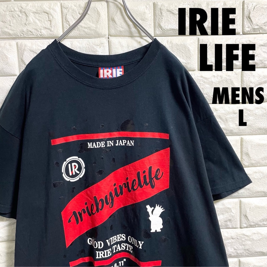 IRIE LIFE(アイリーライフ)のアイリーライフ　半袖Tシャツ　メンズLサイズ メンズのトップス(Tシャツ/カットソー(半袖/袖なし))の商品写真