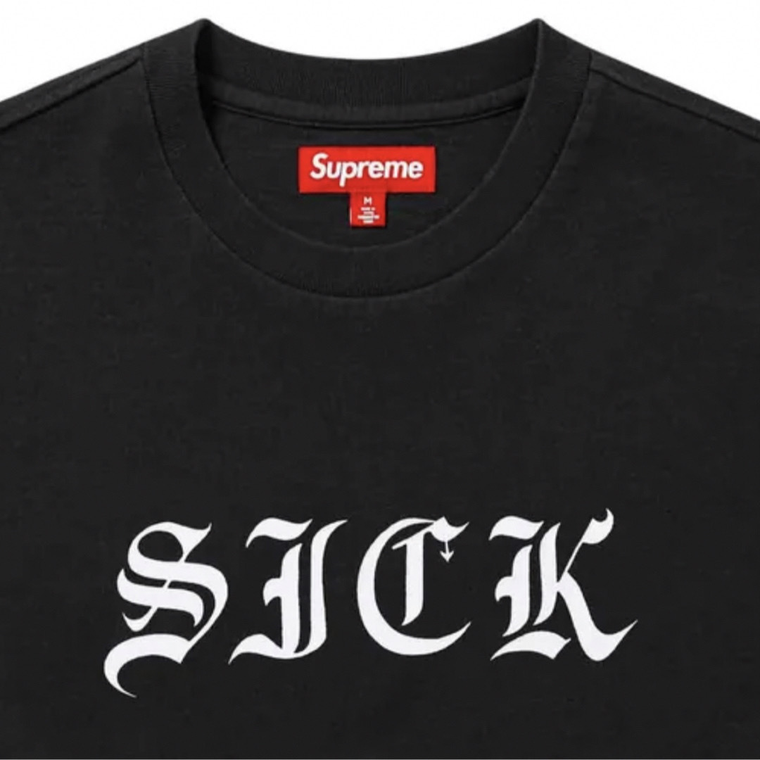 Supreme(シュプリーム)のSupreme シュプリーム 24ss 新作 Sick S/S Top 黒 M メンズのトップス(Tシャツ/カットソー(半袖/袖なし))の商品写真