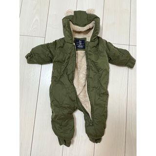 ベビーギャップ(babyGAP)のGAP ジャンプスーツ　ロンパース　カーキ　0-3ヶ月　50センチ　60センチ(ジャケット/コート)