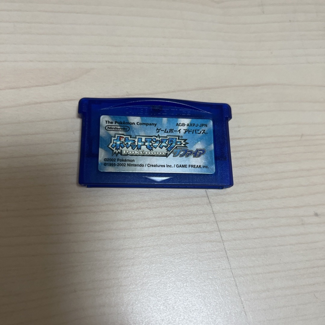 任天堂(ニンテンドウ)の【GBA】ポケットモンスターサファイア エンタメ/ホビーのゲームソフト/ゲーム機本体(携帯用ゲームソフト)の商品写真