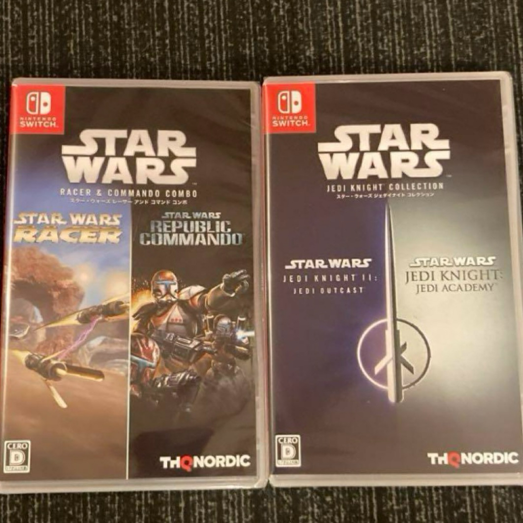 スター・ウォーズ ジェダイナイト コレクション レーサー&コマンドコンボ エンタメ/ホビーのゲームソフト/ゲーム機本体(家庭用ゲームソフト)の商品写真