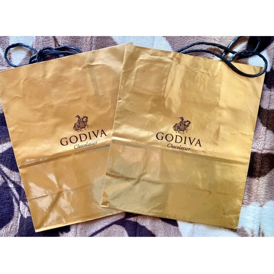 GODIVA(ゴディバ)のGODIVA ゴディバ　紙袋　ショッパー ショップ袋 レディースのバッグ(ショップ袋)の商品写真