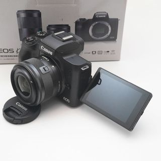 キヤノン(Canon)の【美品】スマホ転送機能付♪キヤノン EOS Kiss M(ミラーレス一眼)