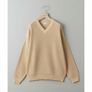 ビューティアンドユースユナイテッドアローズ(BEAUTY&YOUTH UNITED ARROWS)の【NATURAL】バルキー コットン ワッフル バルーン Vネック ニット(ニット/セーター)