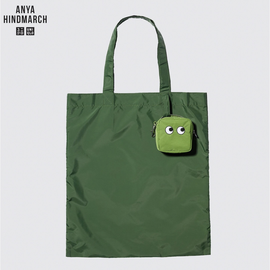 UNIQLO(ユニクロ)のUNIQLO ANYA HINDMARCH エコバッグ  グリーン レディースのバッグ(エコバッグ)の商品写真