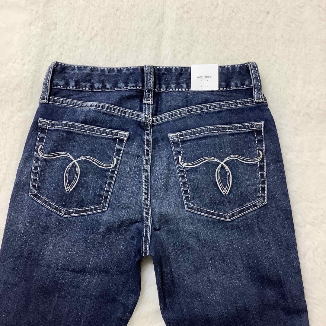 moussy(マウジー)の【新品】 WAIST FIT STRECH SKINNY MOUSSY 24 レディースのパンツ(デニム/ジーンズ)の商品写真