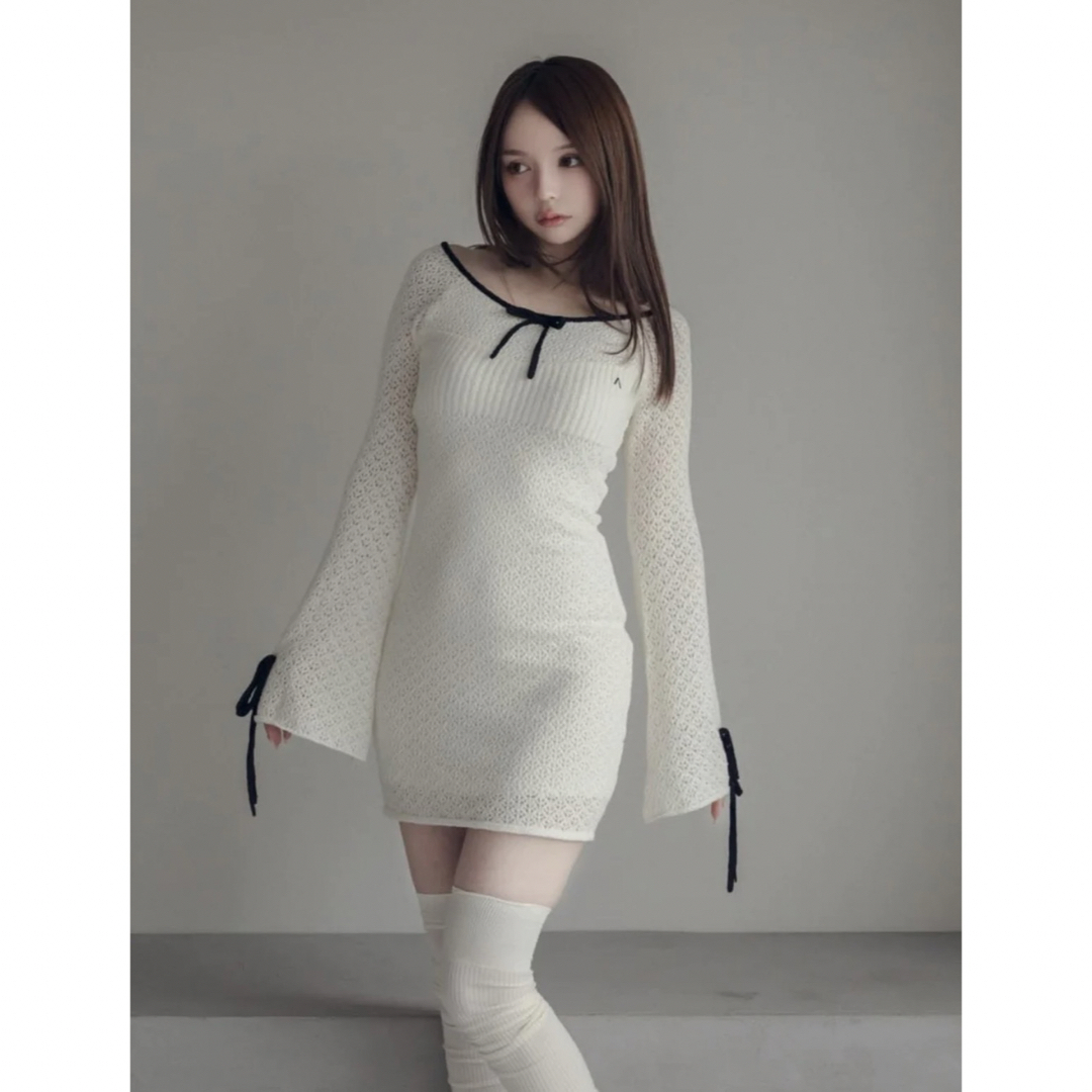 andmary Lily crochet mini dress レディースのワンピース(ミニワンピース)の商品写真