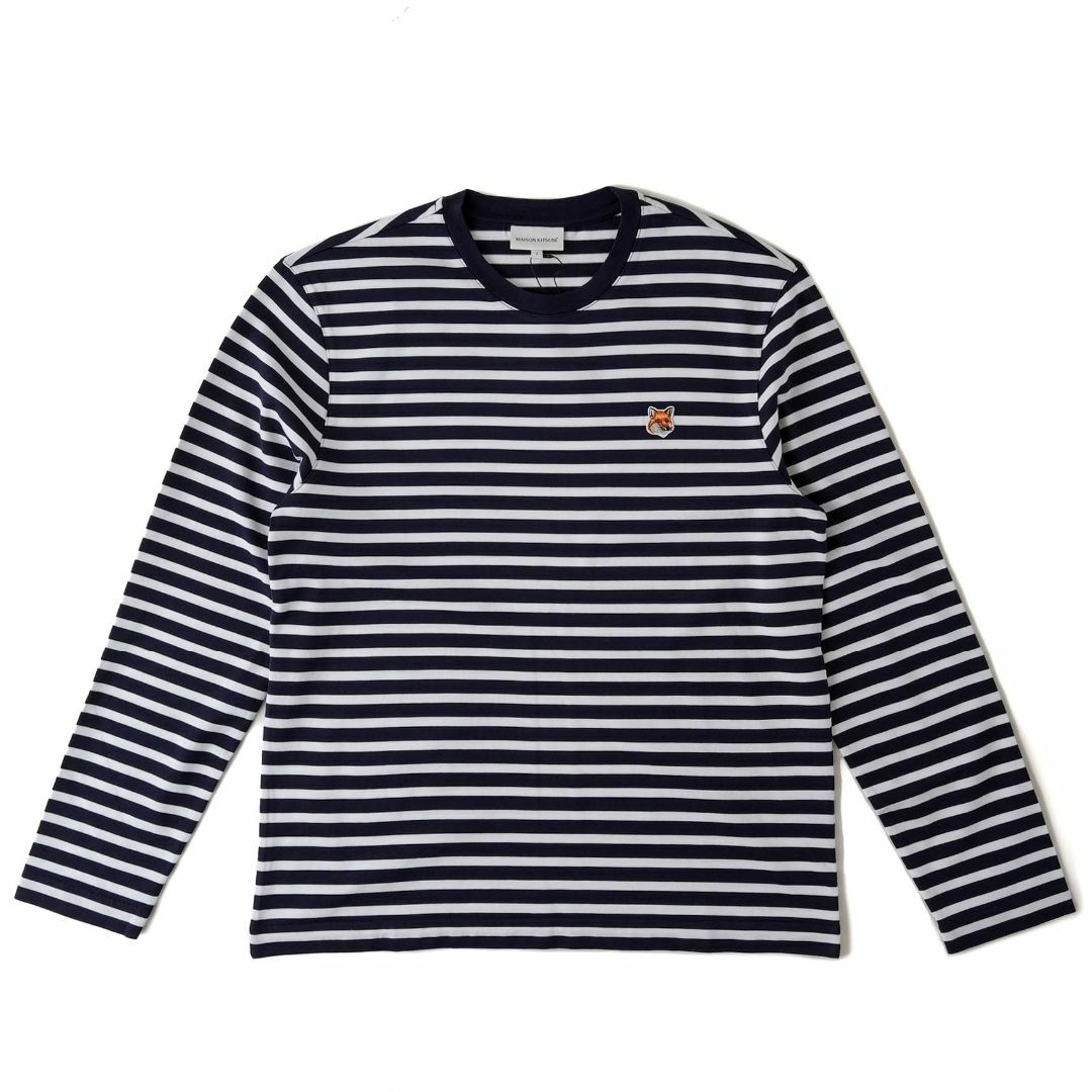 MAISON KITSUNE'(メゾンキツネ)の新品 Maison Kitsune フォックスヘッド パッチ Tシャツ メンズのトップス(Tシャツ/カットソー(七分/長袖))の商品写真