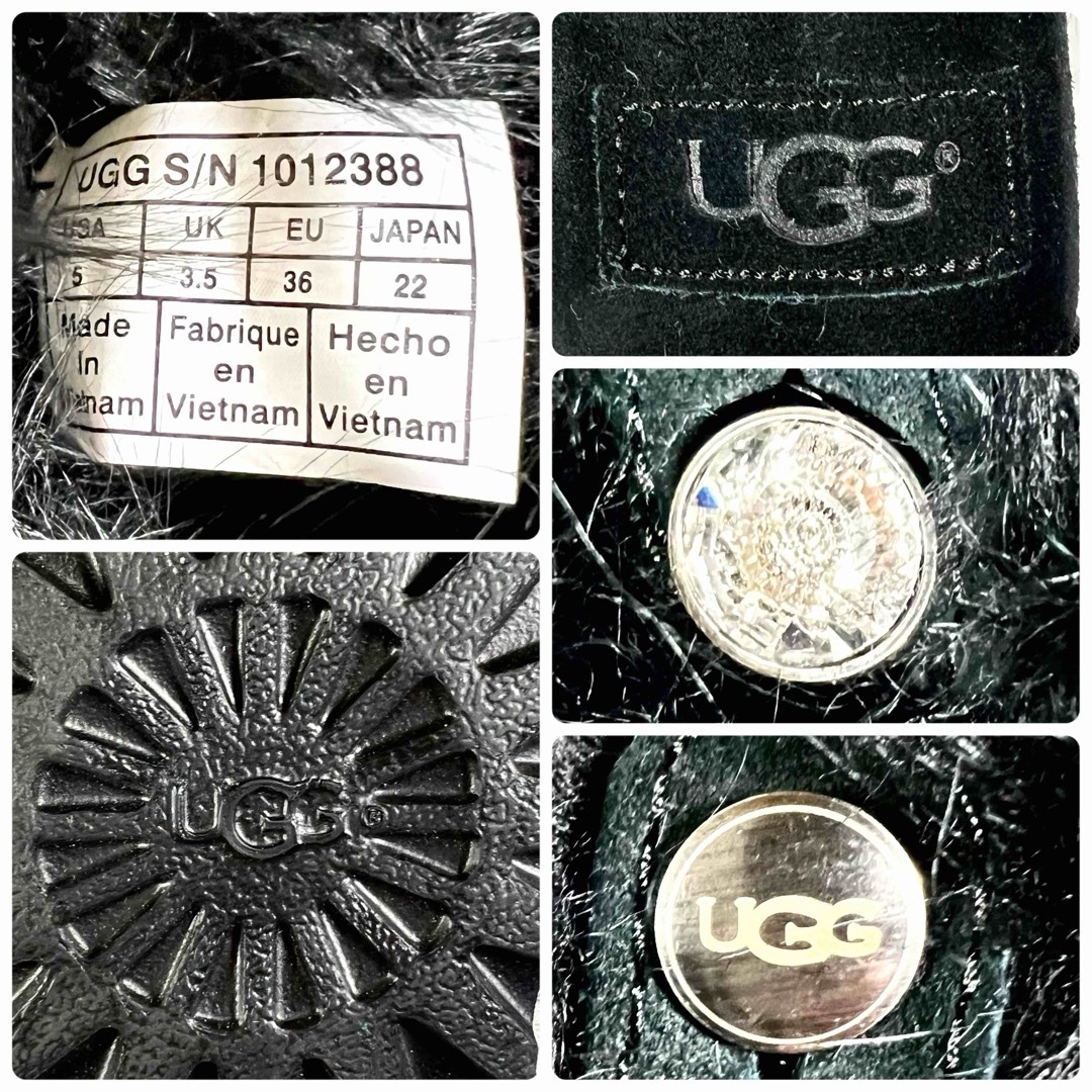 UGG(アグ)の【レア新品未使用】UGG W VALENTINA スワロフスキー ブーツ22.0 レディースの靴/シューズ(ブーツ)の商品写真