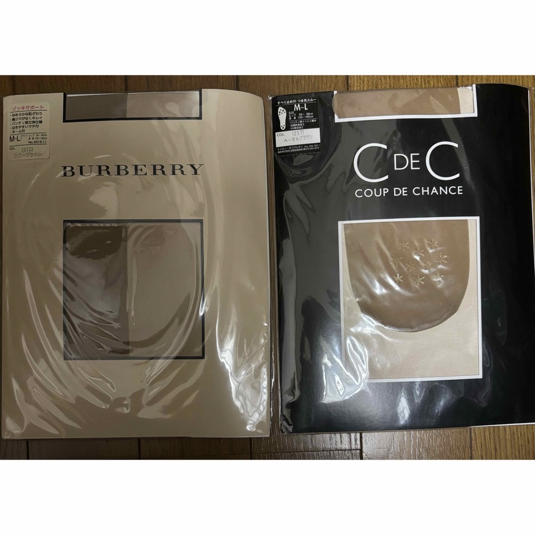 BURBERRY(バーバリー)のバーバリー　クードシャンス　新品未使用　ストッキング　M～Lサイズ　ブランド レディースのレッグウェア(タイツ/ストッキング)の商品写真