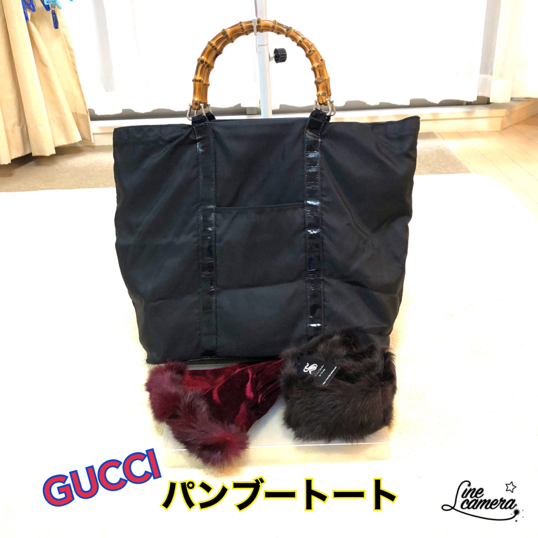 Gucci(グッチ)の(匿名配送)GUCCI バンブー トートバッグ レディースのバッグ(その他)の商品写真