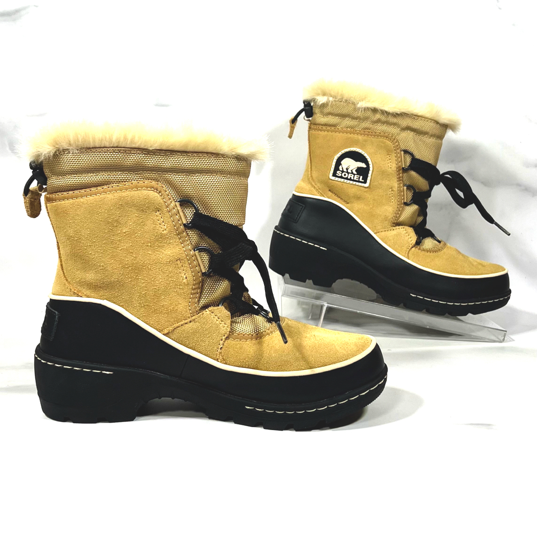 SOREL(ソレル)の【美品】SOREL ソレル ティボリ3  WP スノーブーツ ベージュ 22.5 レディースの靴/シューズ(ブーツ)の商品写真