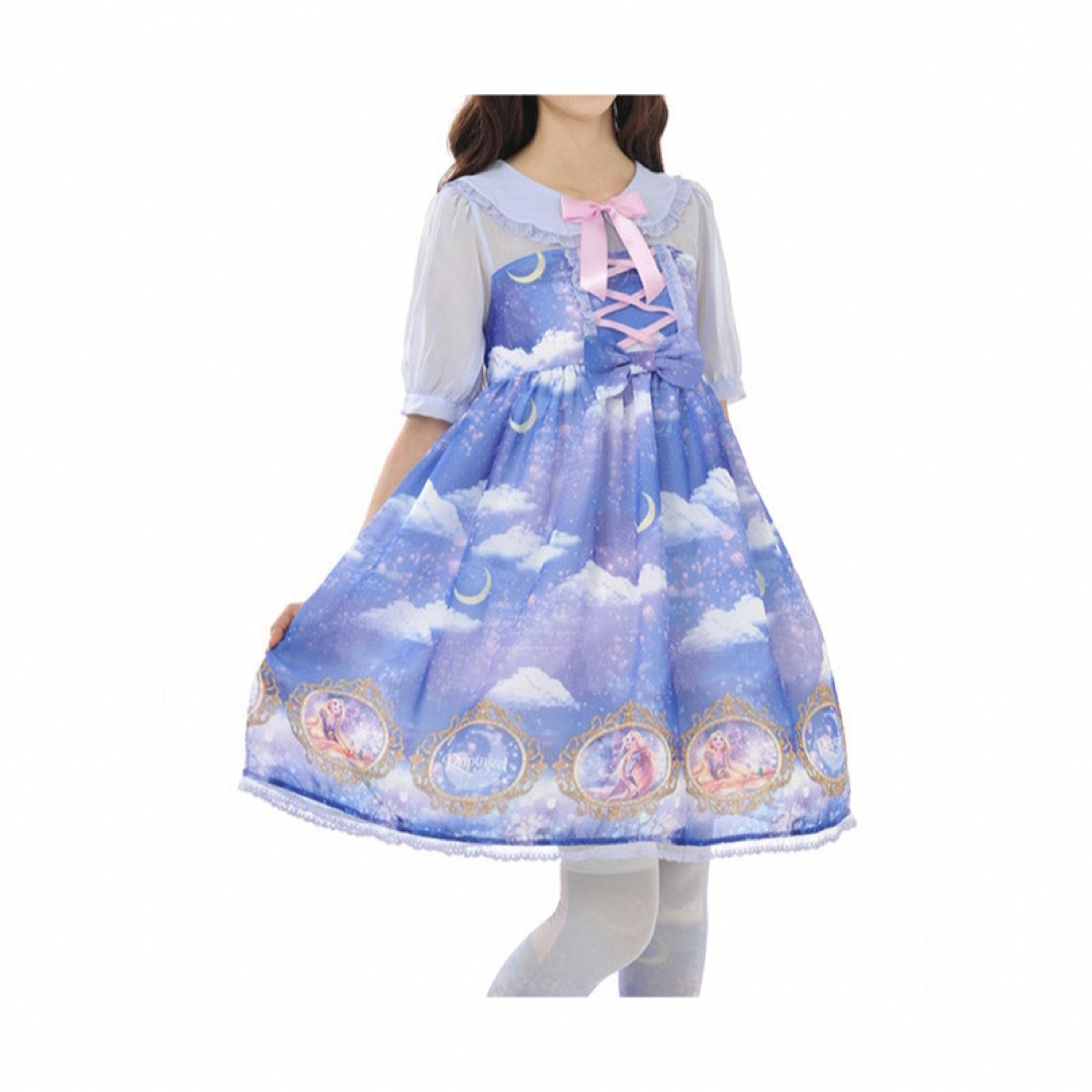 Angelic Pretty(アンジェリックプリティー)のDreamy Luna ラプンツェルのワンピース レディースのワンピース(その他)の商品写真