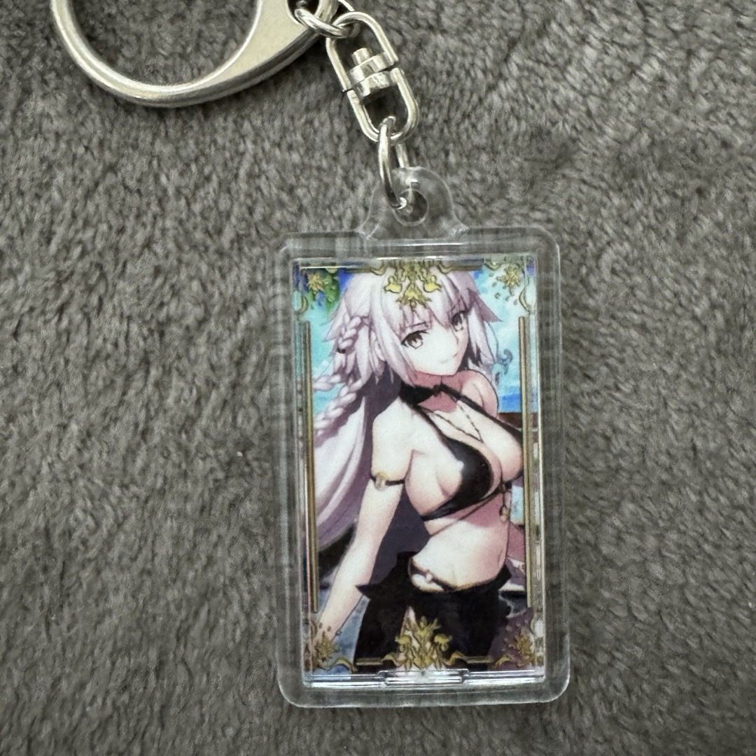 fgo フェイトグランドオーダー　ジャンヌダルク　キーホルダー エンタメ/ホビーのアニメグッズ(キーホルダー)の商品写真