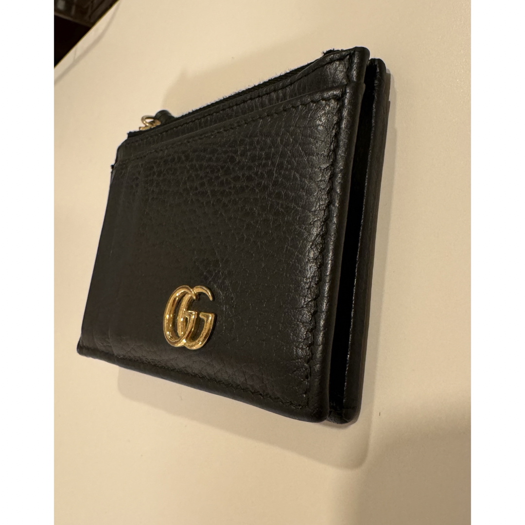 Gucci(グッチ)のGUCCI〔GGマーモント〕 レザー コインカードケース メンズのファッション小物(コインケース/小銭入れ)の商品写真