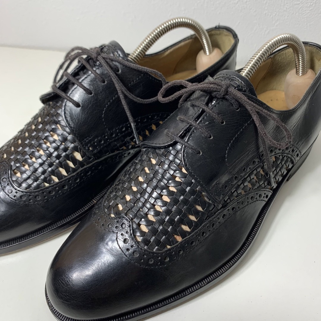 Bally(バリー)のバリー BALLY シューズ 5 1/2 E - レザー インチャート 編み込み メンズの靴/シューズ(ドレス/ビジネス)の商品写真