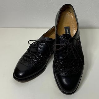 Bally - バリー BALLY シューズ 5 1/2 E - レザー インチャート 編み込み