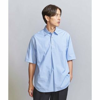 ビューティアンドユースユナイテッドアローズ(BEAUTY&YOUTH UNITED ARROWS)の【COBALT】ブルーストライプ ワイド ヘム フォルム プルオーバー シャツ(その他)