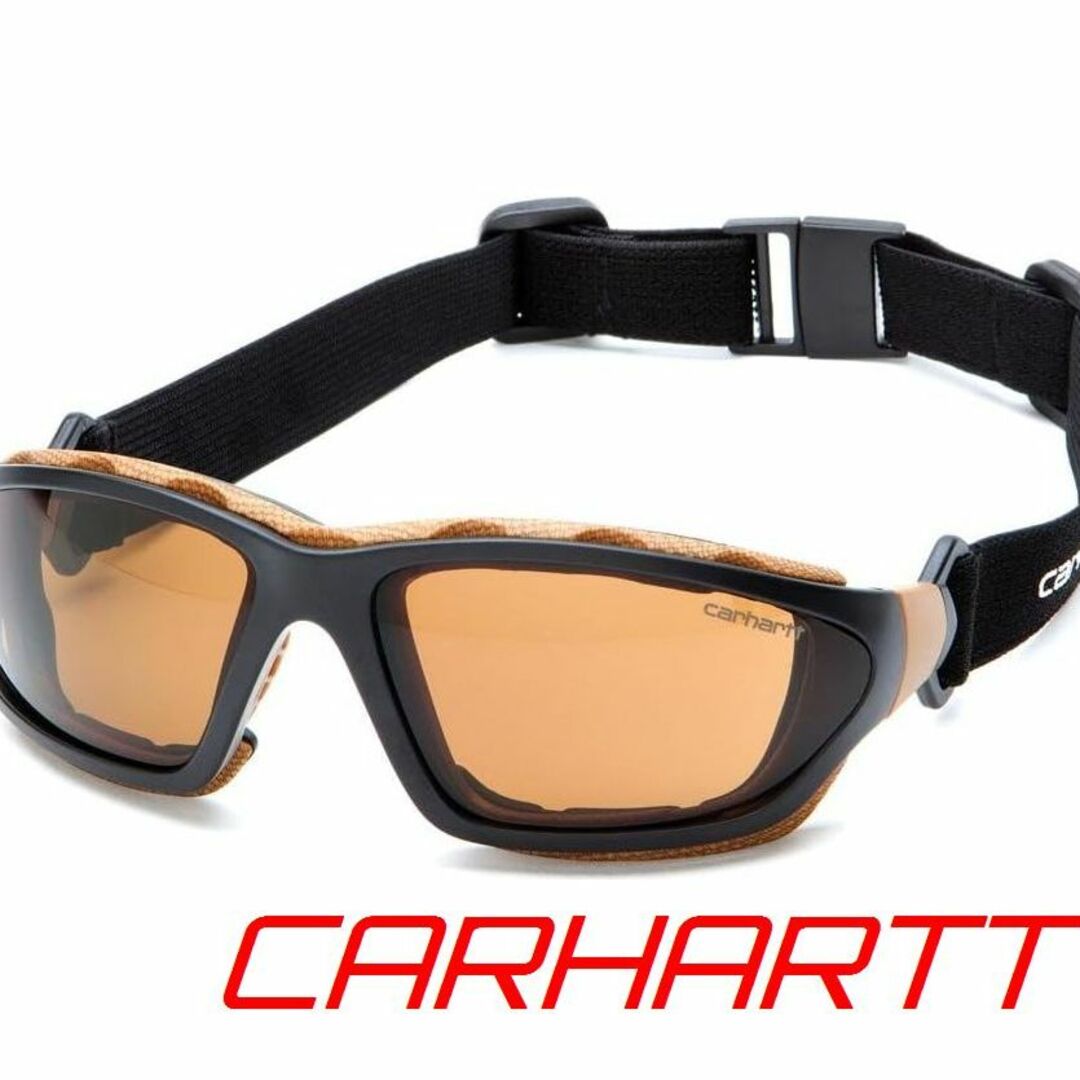 carhartt(カーハート)の新品★カーハート★セイフティアイウェア（ブラウンレンズ・保護眼鏡）送料無料 メンズのファッション小物(サングラス/メガネ)の商品写真