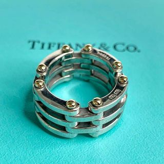 ティファニー(Tiffany & Co.)のTIFFANY&Co. ティファニー ヴィンテージ ゲートリング コンビ(リング(指輪))