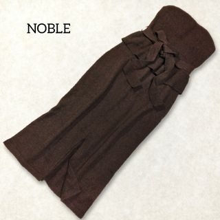 Noble - Noble カラーブロックニットワンピースの通販 by SMILE's shop