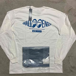 ネイバーフッド(NEIGHBORHOOD)のCHALLENGER MOON Equipped tシャツ　ロンt L 白(Tシャツ/カットソー(七分/長袖))