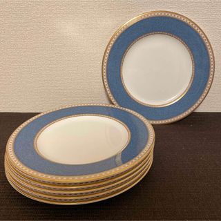 ウェッジウッド(WEDGWOOD)のウェッジウッド　ユーランダー　パウダーブルー　ディナープレート　22.5cm(食器)