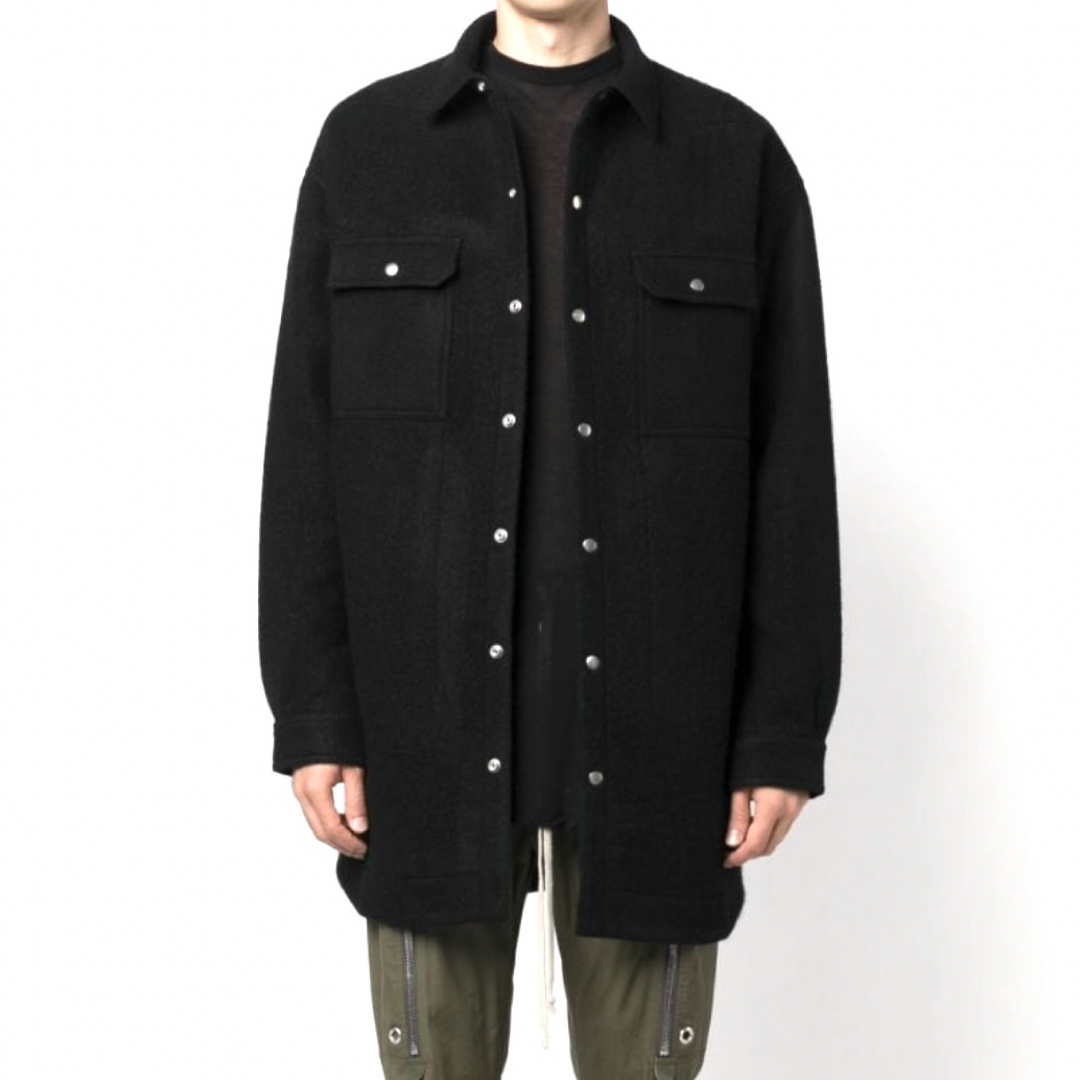 Rick Owens(リックオウエンス)のRICK OWENS 18AW OVERSIZED OUTERSHIRT 48 メンズのジャケット/アウター(ブルゾン)の商品写真