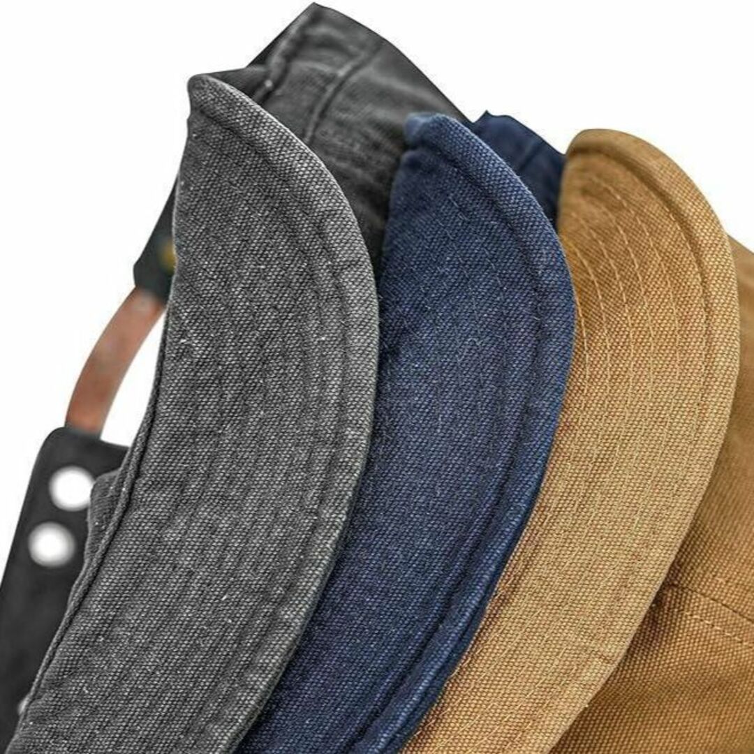 キャップ メンズ アンパイアキャップ ショートブリム 作業帽子 通気 グレー メンズの帽子(キャップ)の商品写真