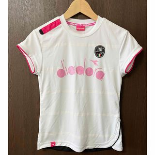 ディアドラ(DIADORA)のディアドラ　テニス　バドミントン　ウェア　Tシャツ　レディース  M スポーツ(ウェア)