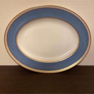 ウェッジウッド(WEDGWOOD)のウェッジウッド　ユーランダー　パウダーブルー　オーバルプレート　ディナープレート(食器)