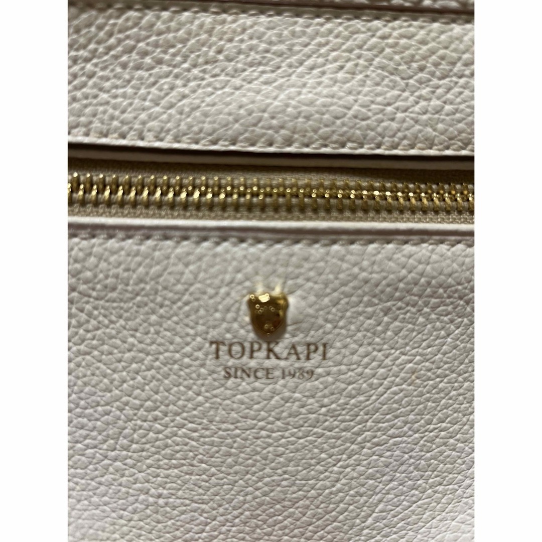 TOPKAPI(トプカピ)のトプカピ　ホワイトショルダーバッグ レディースのバッグ(ショルダーバッグ)の商品写真