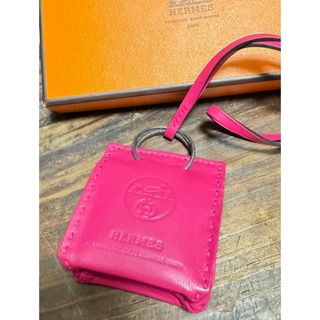 Hermes - エルメスHERMESサックオランジュ　ローズメキシコ　キーホルダー