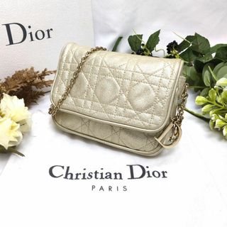 クリスチャンディオール(Christian Dior)の★クリーニング済★ディオール カナージュ ミニショルダーバッグ　ヴィンテージ(ショルダーバッグ)