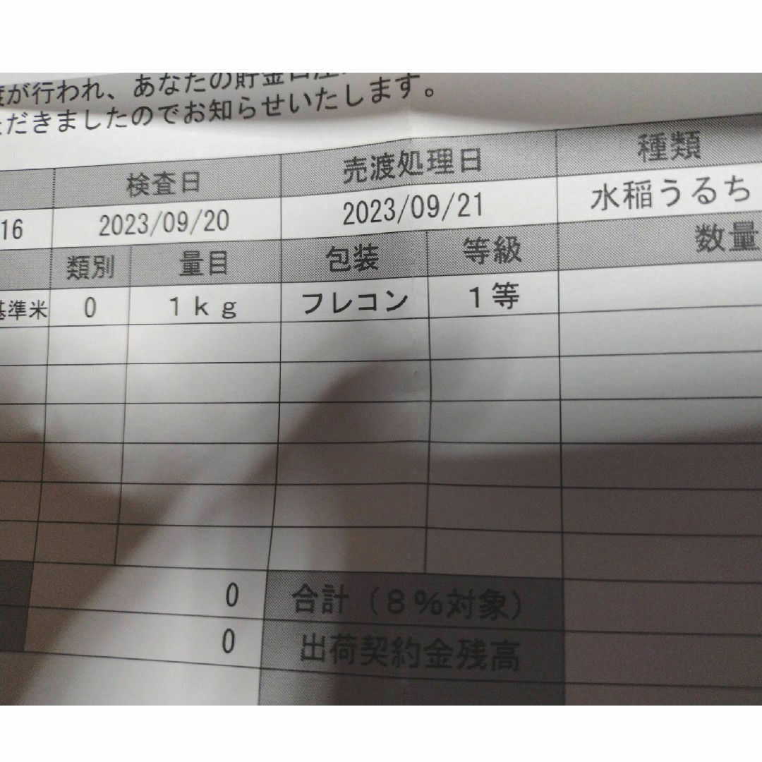 令和5年 一等米 長野産あきたこまち　梱包材込2kg 食品/飲料/酒の食品(米/穀物)の商品写真