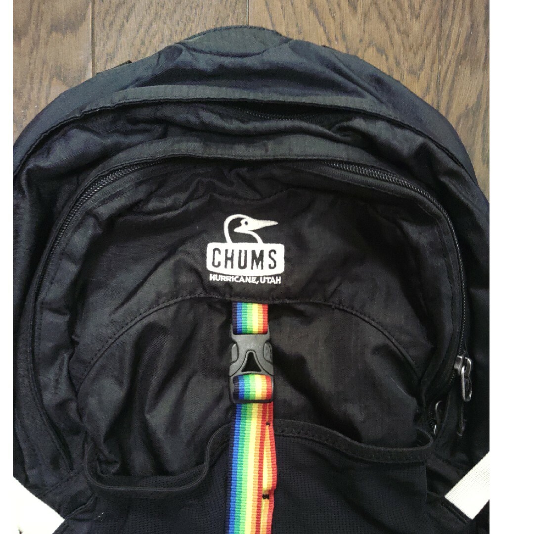 CHUMS(チャムス)のCHUMS　spring dale 25 バックパック　黒　フェス　アウトドア スポーツ/アウトドアのアウトドア(登山用品)の商品写真