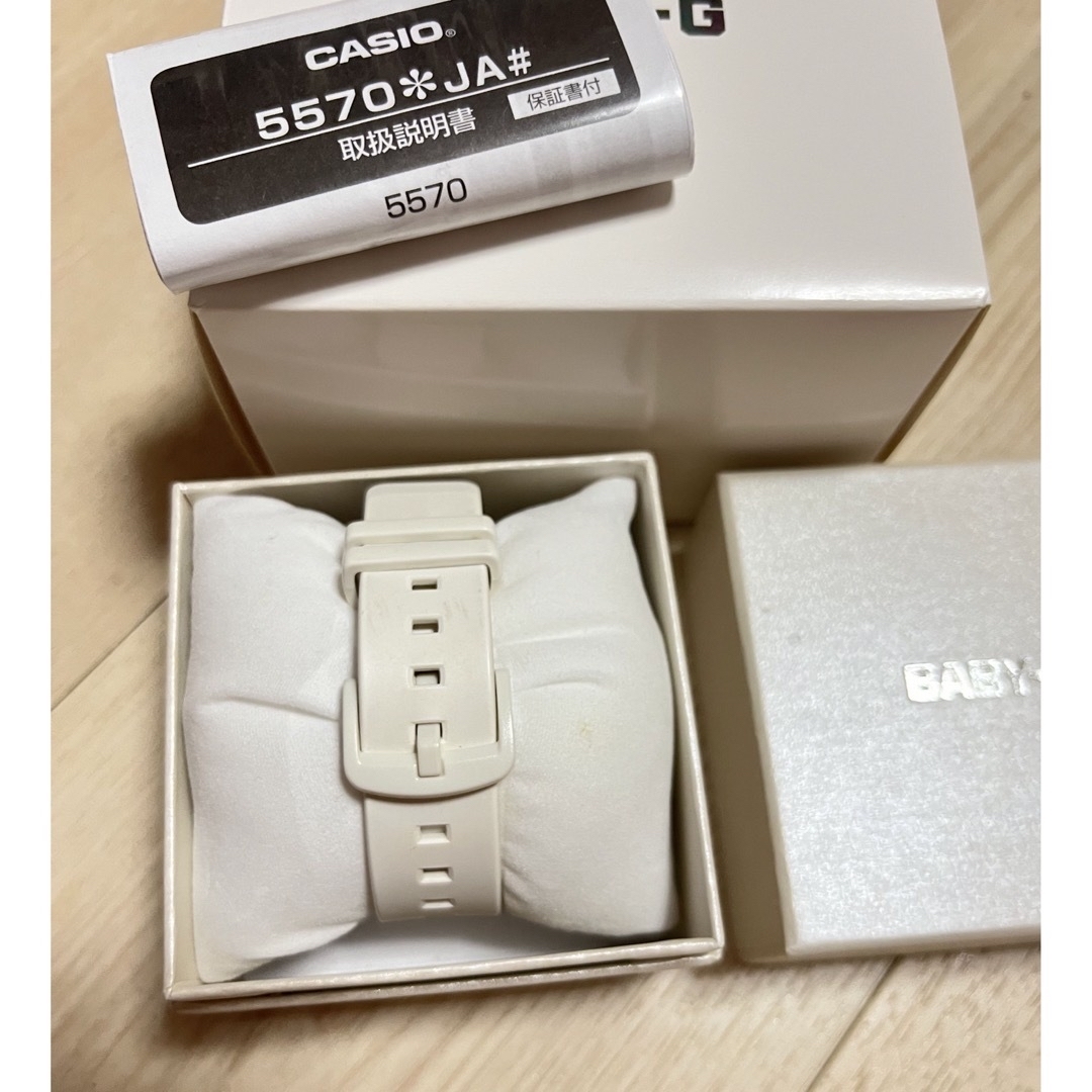 Baby-G(ベビージー)のBABY-G❤︎腕時計❤︎美品❤︎ホワイト レディースのファッション小物(腕時計)の商品写真