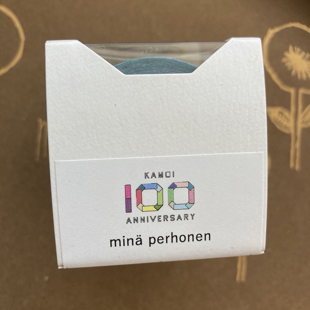 mina perhonen(ミナペルホネン)の箱なし発送mt×ミナ ペルホネン カモ井加工紙　100周年記念 マスキングテープ インテリア/住まい/日用品の文房具(テープ/マスキングテープ)の商品写真