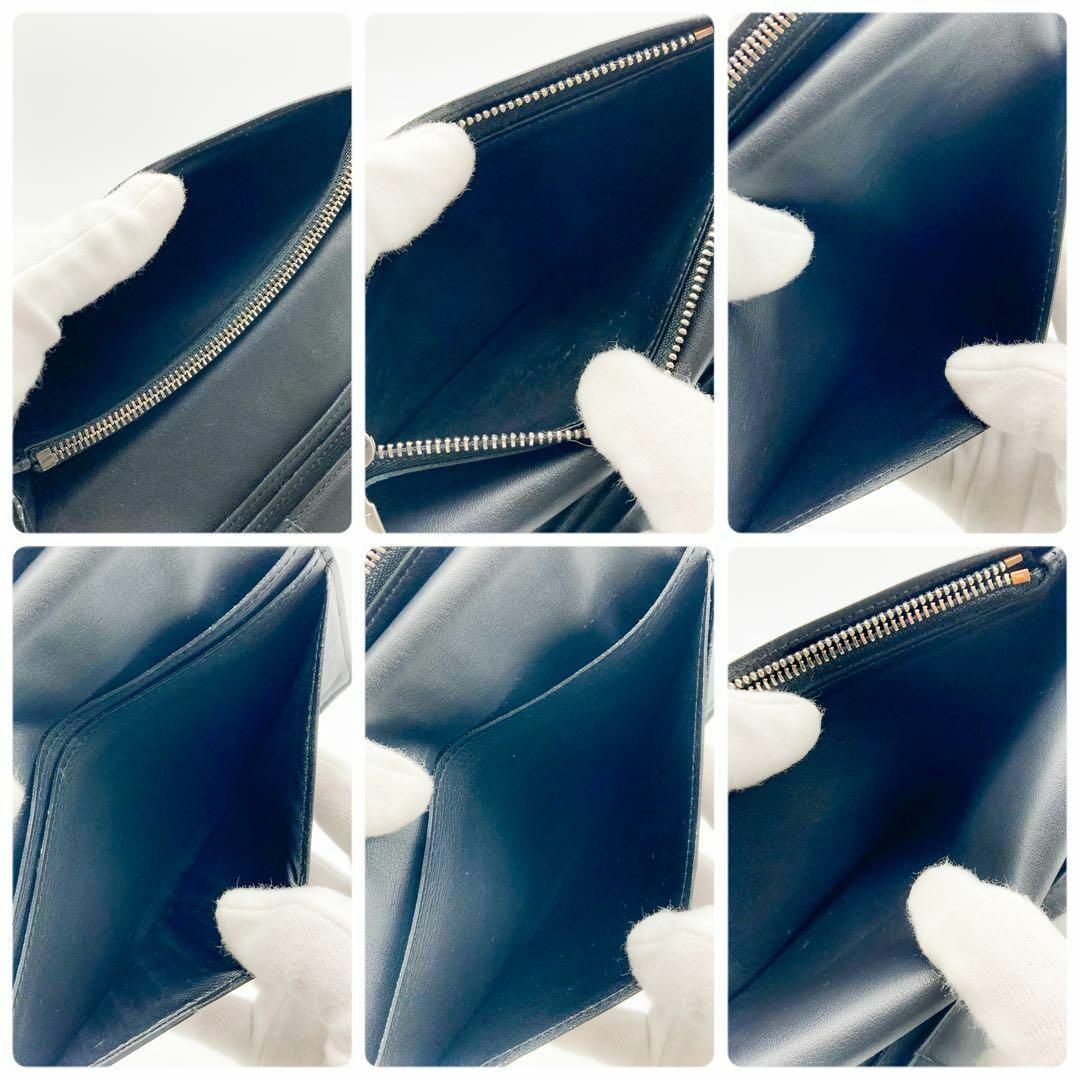 LOUIS VUITTON(ルイヴィトン)のS美品 ルイヴィトン 長財布 ポルトフォイユ ブラザ ダミエ アンフィニ 黒 メンズのファッション小物(長財布)の商品写真
