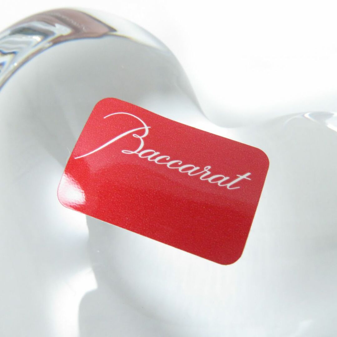 Baccarat(バカラ)の未使用品☆Baccarat バカラ ザンザンハート  ペーパーウエイト クリスタル クリア 置物 デスク インテリア 大人可愛い 保管箱付き インテリア/住まい/日用品のインテリア小物(置物)の商品写真