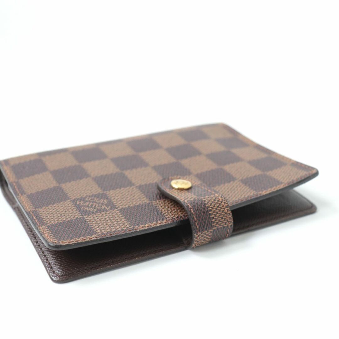 LOUIS VUITTON(ルイヴィトン)の良品☆LOUIS VUITTON ルイヴィトン R20700 アジェンダPM ダミエ・エベヌ 手帳カバー ノートカバー ブラウン 茶 スペイン製 箱付 インテリア/住まい/日用品の文房具(その他)の商品写真